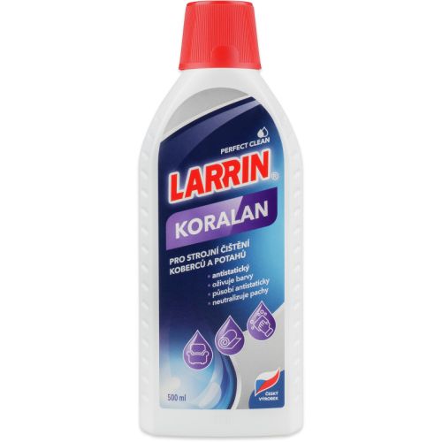 Larrin Koralan pro strojn� �i�t�n� koberc� a potah� 500 ml Larrin Koralan pro strojn� �i�t�n� koberc� a potah� 500 ml